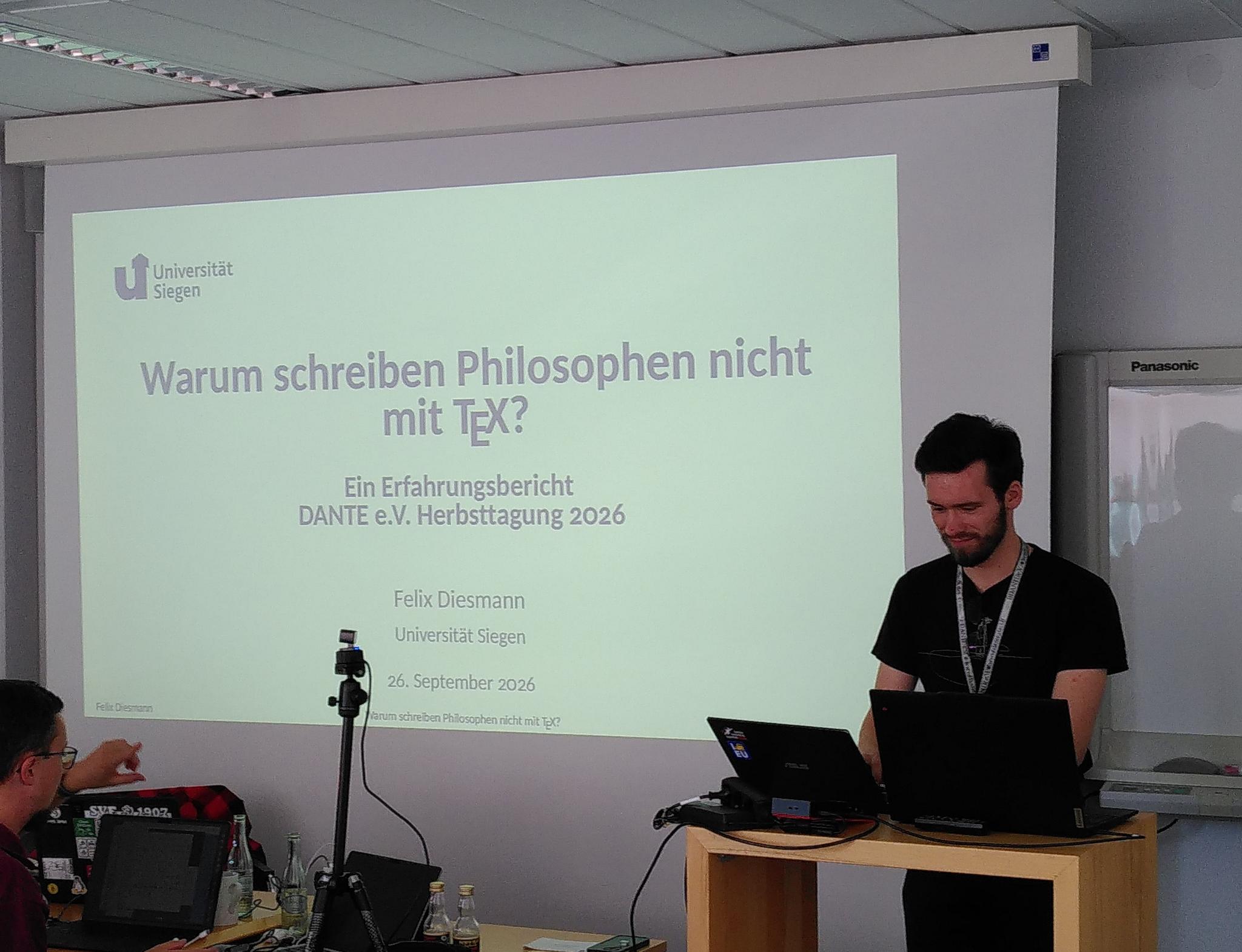 Talk at DANTE Autumn-Conference 2026